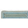 Earth Rugs Sage/Ivory/Settlers Blue Rectangle Stair Tread 27"x8.25" – Hand-Braided Jute Rug in Soft Country Coastal Colorway - 3 of 3