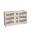 Bella Depot 51.2" Rattan Storage Cabinet 9 Drawers - 4 of 4