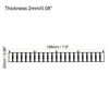 Unique Bargains Simple Style Miniature Garden Decorative Picket Fence 2 Pcs - 2 of 4