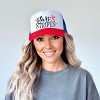 Simply Sage Market Stars and Stripes With Stars Adult Foam Trucker Hat - 2 of 3