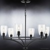 Urban Ambiance Luxury Transitional Chandelier 14''H x 30''W,  Midnight Black Finish,  Coronado Collection, UHP4274 - 4 of 4