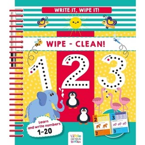 Write It, Wipe It! Wipe-Clean 123 - by  Little Genius Books (Spiral Bound) - 1 of 1