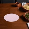Unique Bargains Trivet Round Rope Woven Mat Cotton Non-woven Fabric 7.87"x7.87"x0.31" - 2 of 3