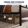 Allewie Heavy Duty Platform Bed Frame with Wooden Headboard, 13 Slats, Storage, Easy Assembly - 4 of 4