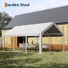 GustoWave 10x20 FT Waterproof UV-Resistant Heavy-Duty Canopy Carport - 4 of 4