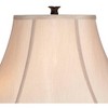 Barnes and Ivy Traditional Floor Lamp 4-Light 63" Tall Lush Bronze Tortoise Glass Font Bell Shade for Living Room Reading Bedroom Office - 3 of 4