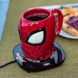 Uncanny Brands Marvel's Spider-Man Mug Warmer with Molded Mug
