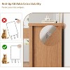 5 Drawer Dresser for Bedroom, Wooden Chest of Drawers with V Shape Design, Tall Storage Organizer for Living Room, Nursery, Entryway - 2 of 4