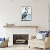 Stupell Industries Coastal Heron Portrait Black Framed Giclee Art - 2 of 4