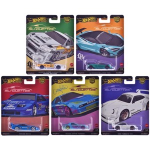 "Silhouettes" 5 piece Set "Car Culture" 2024 Series G Diecast model cars by Hot Wheels - 1 of 4
