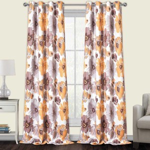 Egyptian Linens Leahanna Room Darkening Curtain Panel Pairs ( Set of 2 ) - 1 of 4