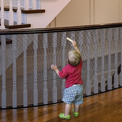 EMIRCEY Mesh Netting Safety Net for Balcony Rail Stair