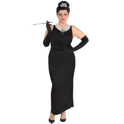 Breakfast at Tiffany's Breakfast At Tiffanys Holly Golightly Plus Size Costume, Plus Size