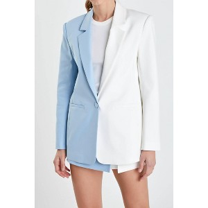 Women's Color block blazer - Fore - 1 of 4