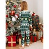 PATPAT Christmas Family Pajama Set, Gingerbread Striped Pajama Set - 4 of 4