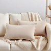 REGALWOVEN Fade-Resistant Modern Soft Solid Cushion Cases 2 Pcs - 2 of 4