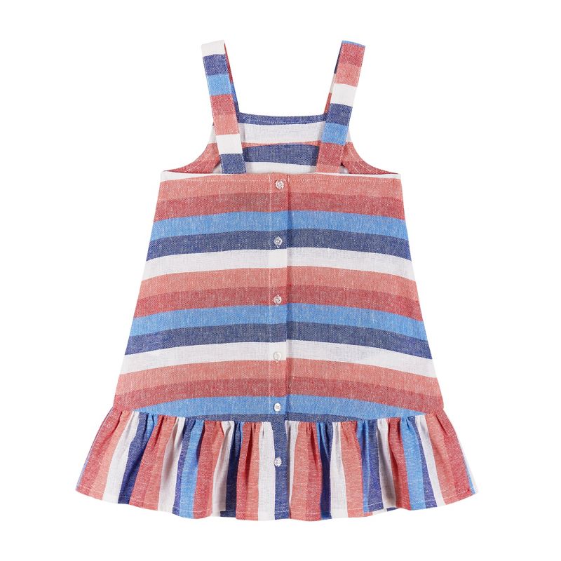 Andy & Evan  Kids Americana Striped Chambray Dress, 2 of 3