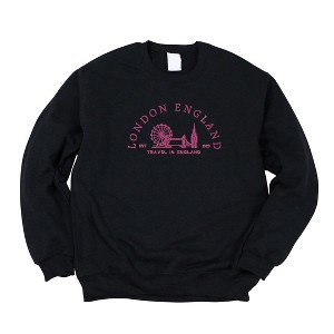 Simply Sage Market Women's Graphic Sweatshirt Embroidered London England - 1 of 3