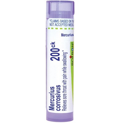 Mercurius Corrosivus 200CK by Boiron Homeopathic Single Medicine For Cough, Cold & Flu  -  80 Pellet