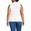 Lands' End Women's Sleeveless Polished Essentials Mock Neck Top - 2 of 3