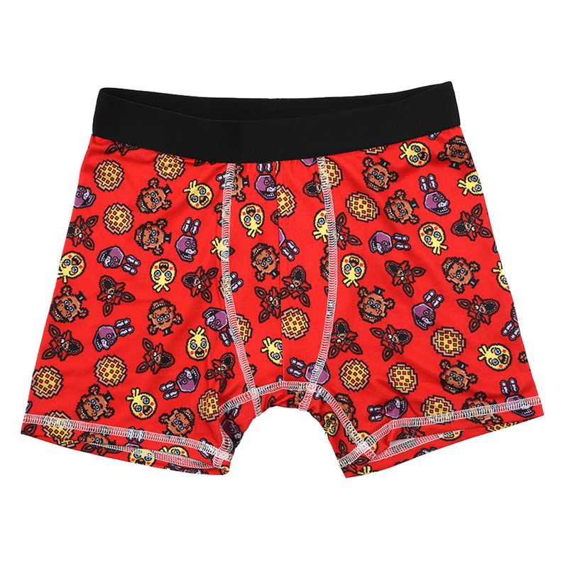 Five Nights at Freddys Horror Video Game Youth Boys Underwear 5pk Boys Boxer Briefs Set, 5 of 6