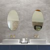 VYNXARIA 25"X25" Round Mirror Frameless Beveled Wall Mounted Bathroom Mirror, HD Makeup Mirror,Decorative Wall Mirror,White - 3 of 4