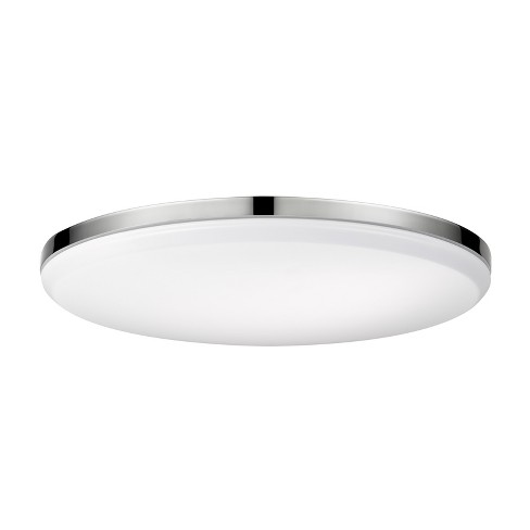 Globe Electric Ellington 2 in. H X 14 in. W X 14 in. L Chrome Ceiling Light - image 1 of 1