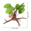 Unique Bargains Aquarium Plants Decorations Artificial Aquatic Plant Green 9.45" 1 Pcs - image 4 of 4