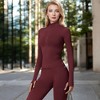 Anna-Kaci Active Women's Long Sleeve Zip-Up Activewear Jacket - 4 of 4