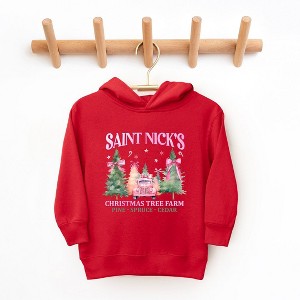 The Juniper Shop Coquette St. Nick's Tree Farm Toddler Graphic Hoodie - 1 of 3