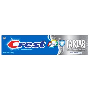 Crest Plus Tartar Protection Toothpaste, Regular Paste, 5.7 oz - 1 of 3