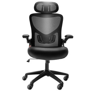 Office Chair with Adjustable Lumbar Support, High Back Ergonomic Desk Chair with Adjustable Headrest - 1 of 4
