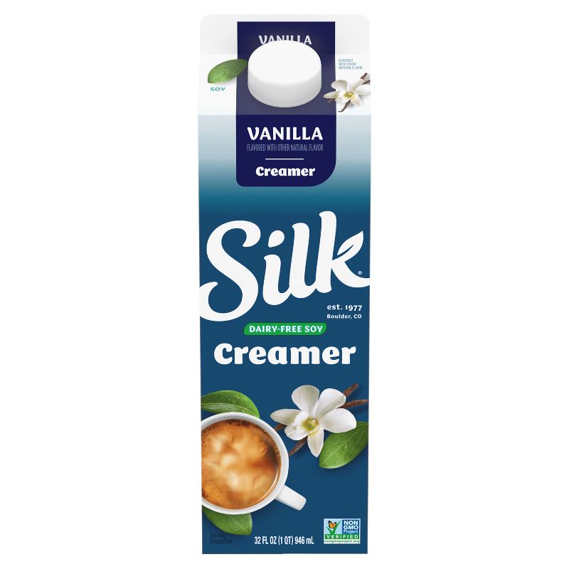 Silk Vanilla Soy Creamer - 32 fl oz (1qt), 2 of 8