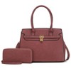 MKF Collection Bruna Satchel Bag with a Matching Wallet by Mia K - 2 of 4