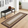 Machine Washable Area Rug - Non-Slip Stain Resistant Low Pile Carpet Modern Braided Farmhouse Rug for Living Room Bedroom Dining Room Office - 4 of 4