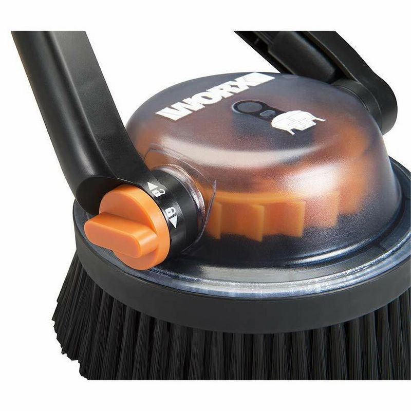 Worx WA1821 Adjustable Outdoor Power Scrubber (Hard Bristles), Quick Snap Connection, Fits: WG625, WG629, WG630, WG640 and WG644 Series, 4 of 8