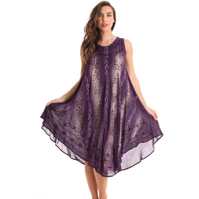 Riviera Sun Sleeveless Umbrella Dresses for Women 21971-FUS-M