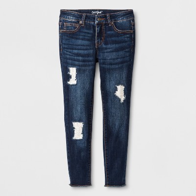 girls size 12 ripped jeans