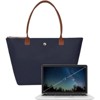 FATMOON Shoulder Tote Bag for Women, Nylon Top-Handle Purse, Foldable Weekend Hobo Handbag - 2 of 4