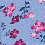 french blue pretty floral