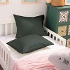 2 Pack 500 Thread Count Cotton Envelope Toddler Pillowcases, Ultra Soft Travel Pillow Cases - NTBAY - 3 of 4