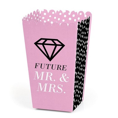 Big Dot of Happiness Omg, You're Getting Married - Engagement Party Favor Popcorn Treat Boxes - Set of 12