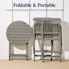 Best Choice Products 3-Piece Acacia Wood Bistro Set, Folding Patio Furniture w/ 2 Chairs, Table - 3 of 4