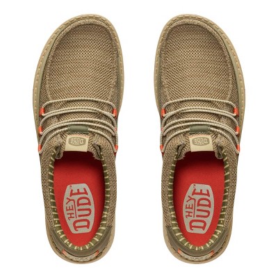 HEYDUDE Men Wally Guard Stretch Sox , Burnt Olive/Multi, 7 — фото 3