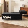 Karl Home |Teddy Fleece Armless Sleeper Chair Sofa Bed Space-Saving Pull-Out Chair Bed For Small Spaces - 2 of 4