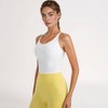 Anna-Kaci Active Women's V-Neck Cropped Tank Top with Spaghetti Straps and Built-In Bra for Yoga and Everyday Comfort - 3 of 4