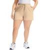 Women's Plus Size Athletic Shorts High Waist Workout Running Lounge Casual Yoga Shorts with Pockets - 2 of 4