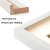 Golden State Art 12x16 MDF Picture Frame for 8x12 Picture -Black or White- Pack of 8 - 3 of 4