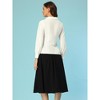 INSPIRE CHIC Women's Vintage Collared Long Sleeve Work Button Down Shirt - 4 of 4
