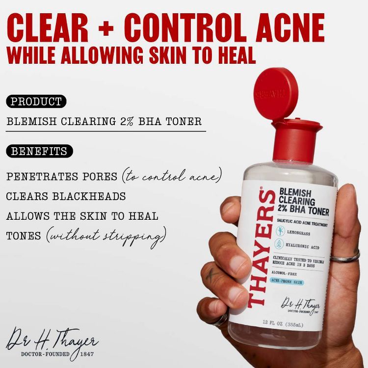 Thayers Natural Remedies Clearing Toner With Salicylic Acid - 12 fl oz, 3 of 9